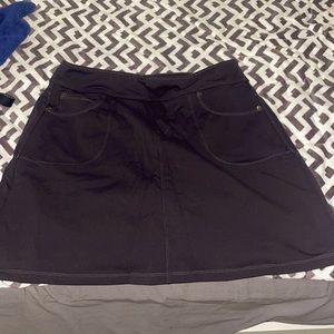 black skort